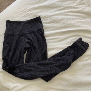 Beyond Yoga Charcoal Gray Leggings with Mesh